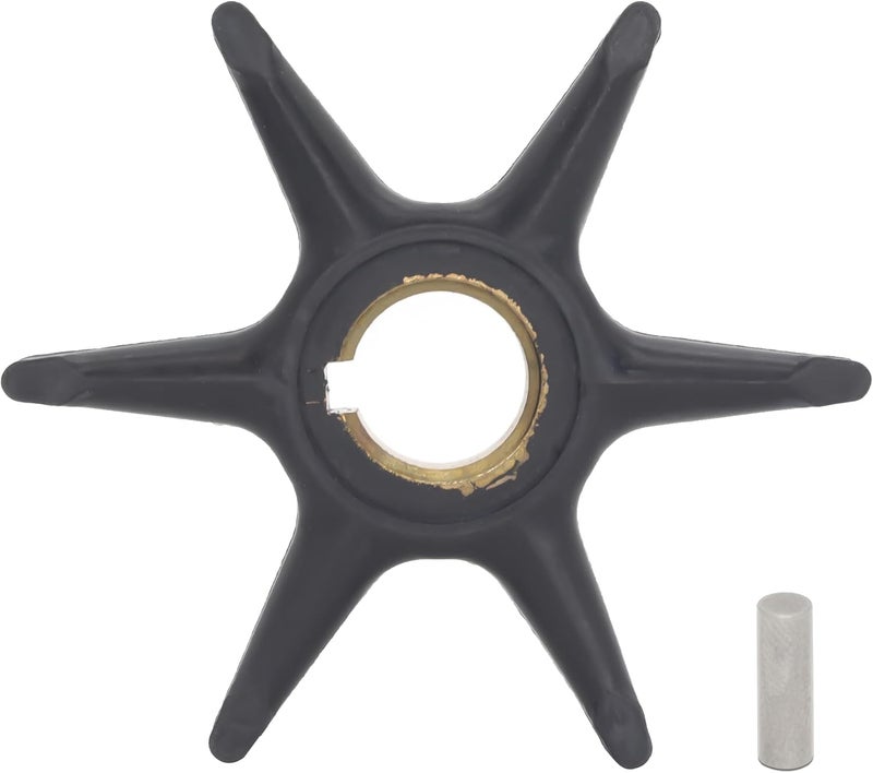 QUICKMARINER 0377178 Boat Water Pump Impeller with Pin Key Service Kit for Johnson Evinrude 9.5 10 HP Outboard Motors replaces 377178 Sierra 18-3003 Marine Engine - Image 5